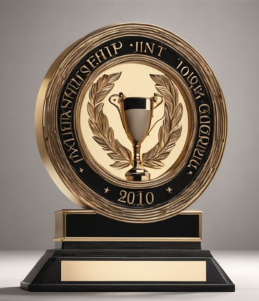 Corporate metal awards Delta trophies