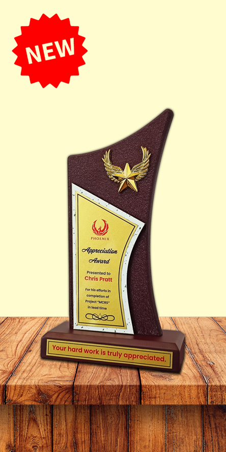 Wooden Trophies & Awards W-5053 Wooden