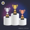 award arts plastic cups pc-302 plastic trophy